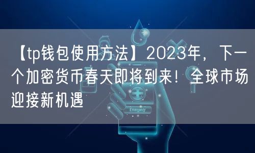 【tp钱包使用方法】2023年,下一个加密货币春天即将到来!全球市场迎接新机遇(图1) 【tp钱包使用方法】2023年,下一个加密货币春天即将到来!全球市场迎接新机遇(图1)