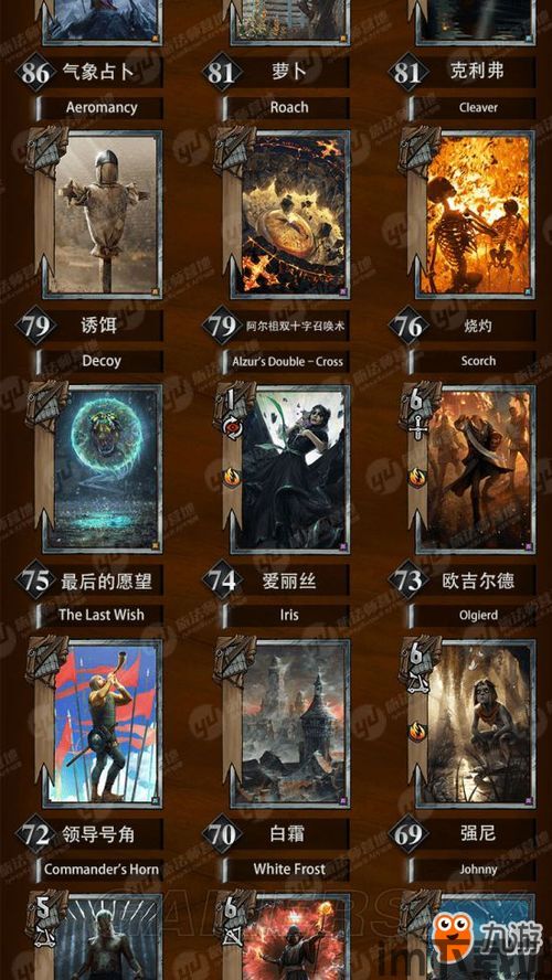 昆特牌全部卡牌一览2023最新,昆特牌全部(图5)