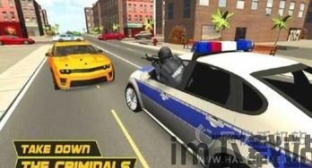 警车追击撞毁汽车 (图2) 警车追击撞毁汽车 (图2)